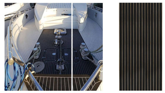 SGS Eco Material Outdoor Yacht Faux Jati Decking Sheet