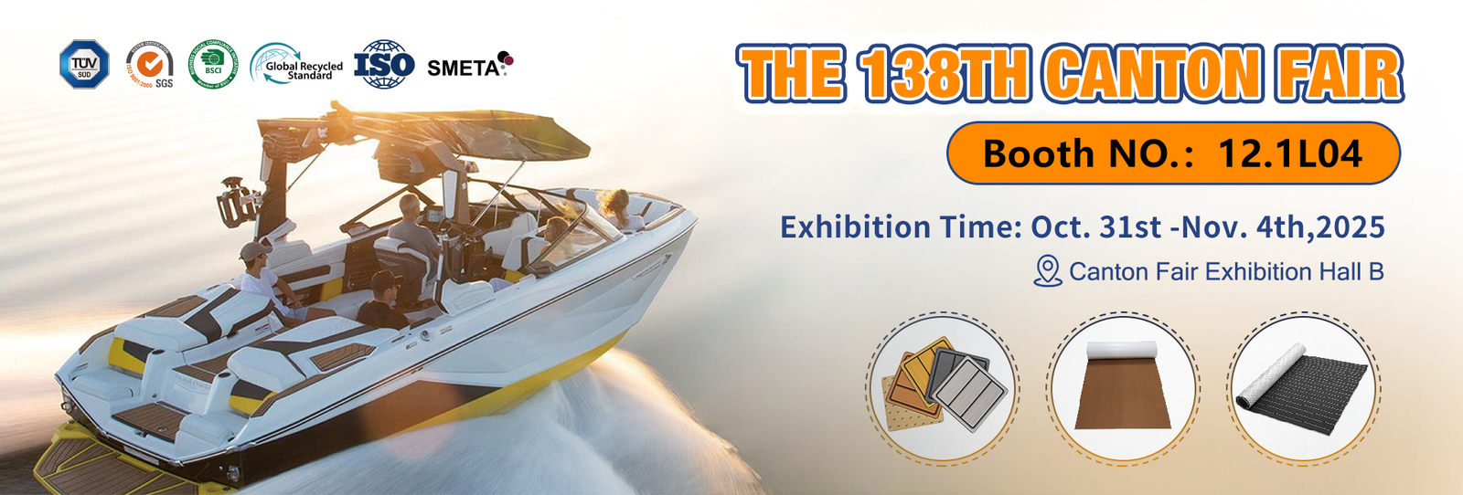 Lembar Decking Perahu Busa EVA